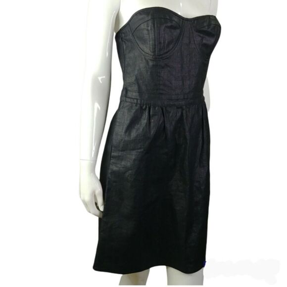 NWT Jenny Han Linen Waxed Dress(size XS) - Picture 10 of 10